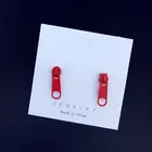 Clip Earrings Earrings New Design Ladies Candy Colored Zip Tiny Stud No Ear Hole Ear Clip Earrings