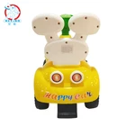 BLM Multifunctional Anti-rollover Children's Cartoon 4 Rounds Toy Car With BB Sound