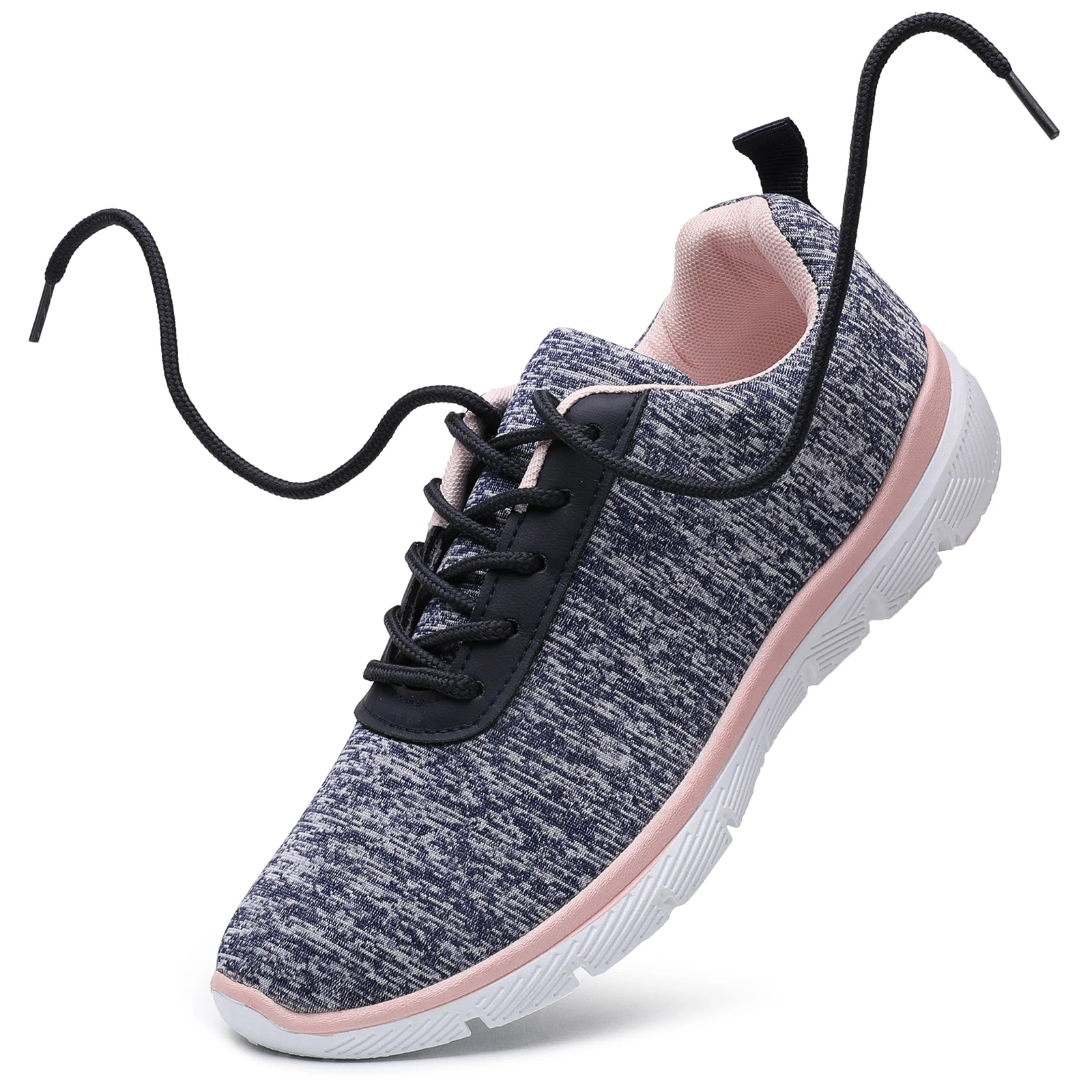 Womens Tennis Running Shoes Walking shoes Lace Up Walking Shoes Lightweight Mesh Athletic Slip on Sneakers for Women