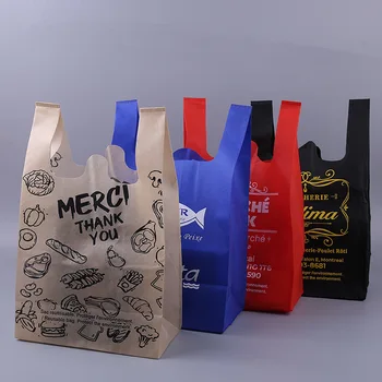 cheap fashion eco-friendly bolsas handled non woven shopping bag for supermarket bolsas