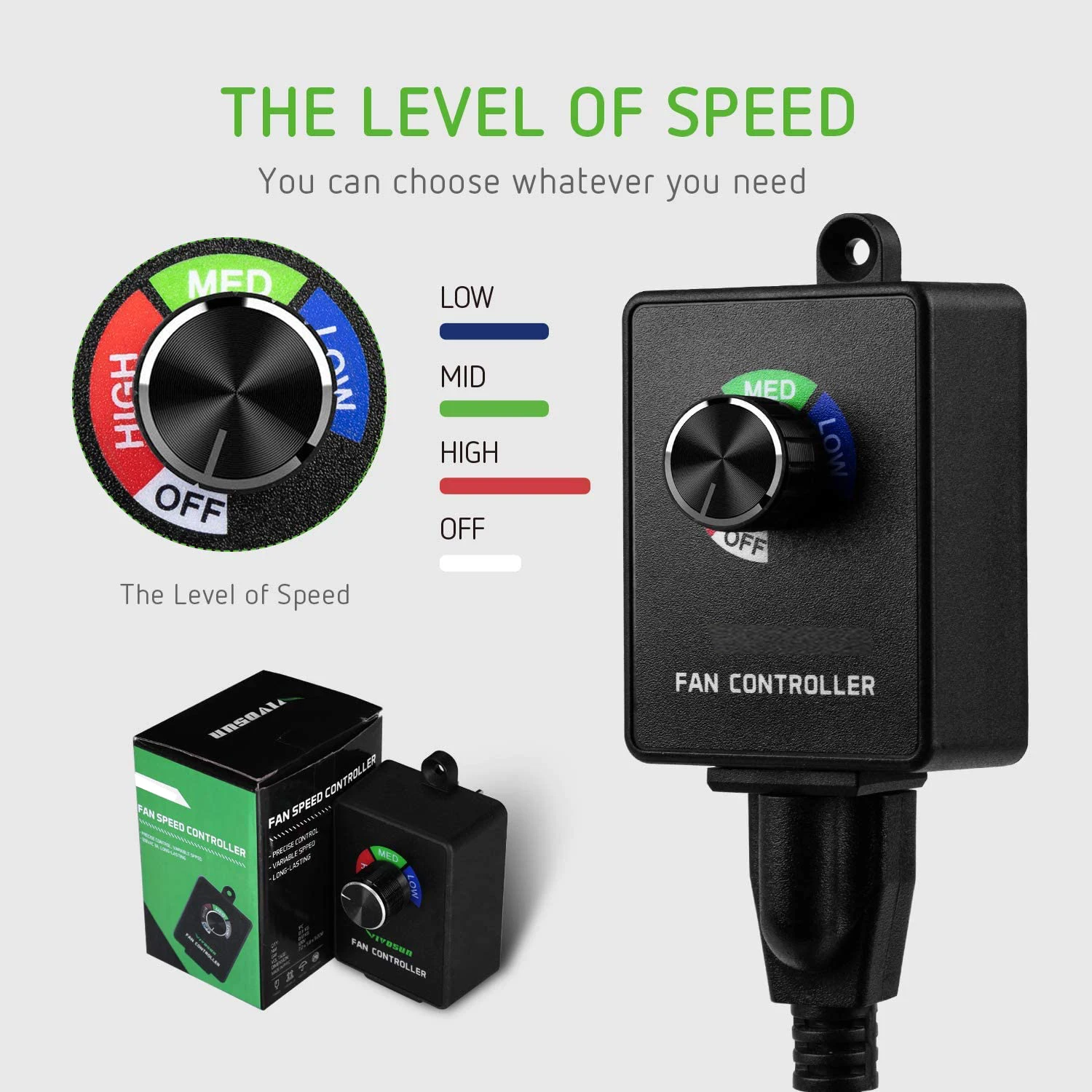 Hydroponic Wireless Smart Fan, 120V, 306129 - detail 8