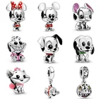 Bracelet Beads New Style S925 Sterling Silver Mickey Mini Charm Bracelet DIY Beads