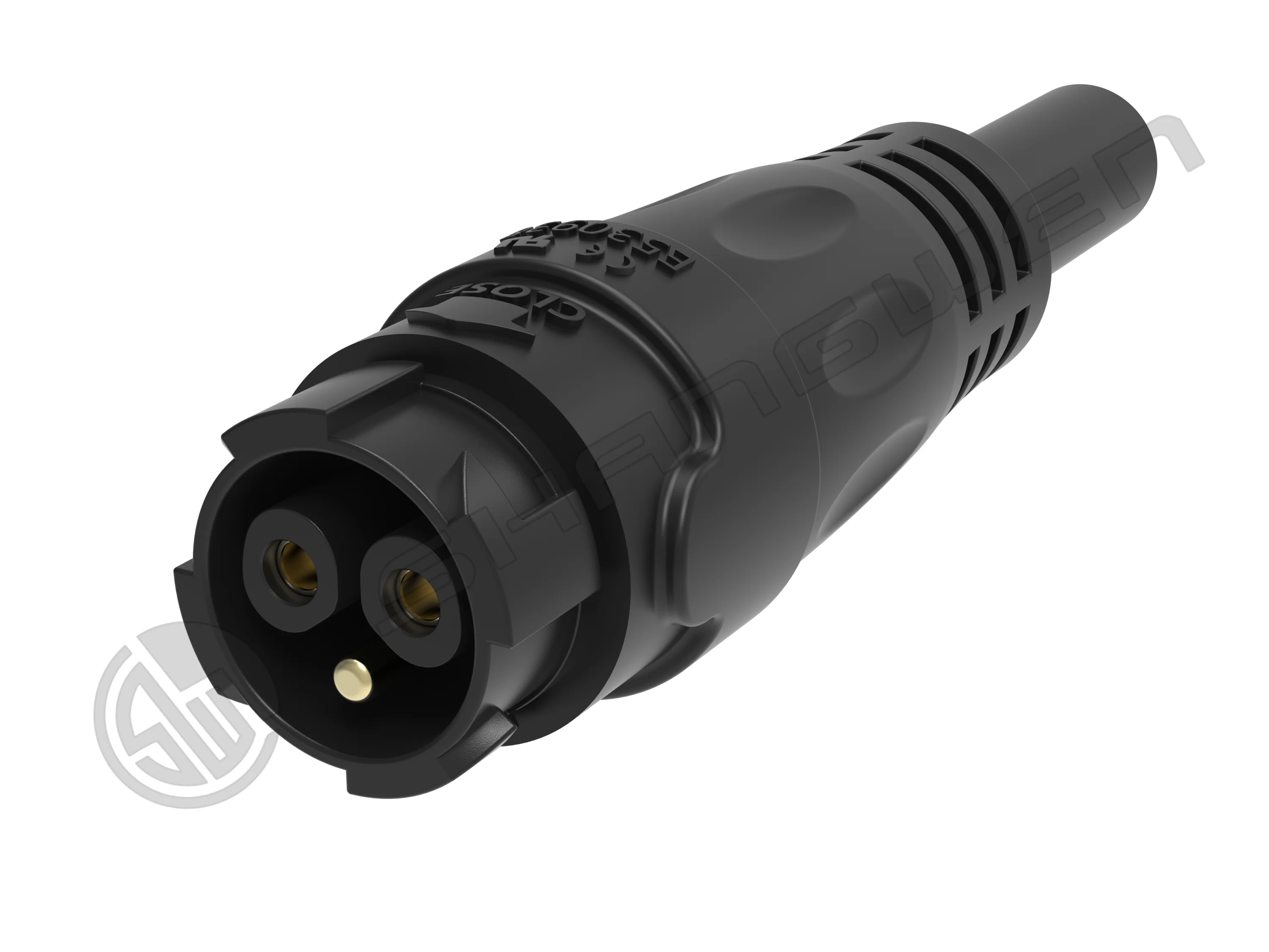 M19 Series Push-pull Self-locking Black Connection Industrial 3 Pin Female Male Plug Power Connector M19 Male Female 3 Pin