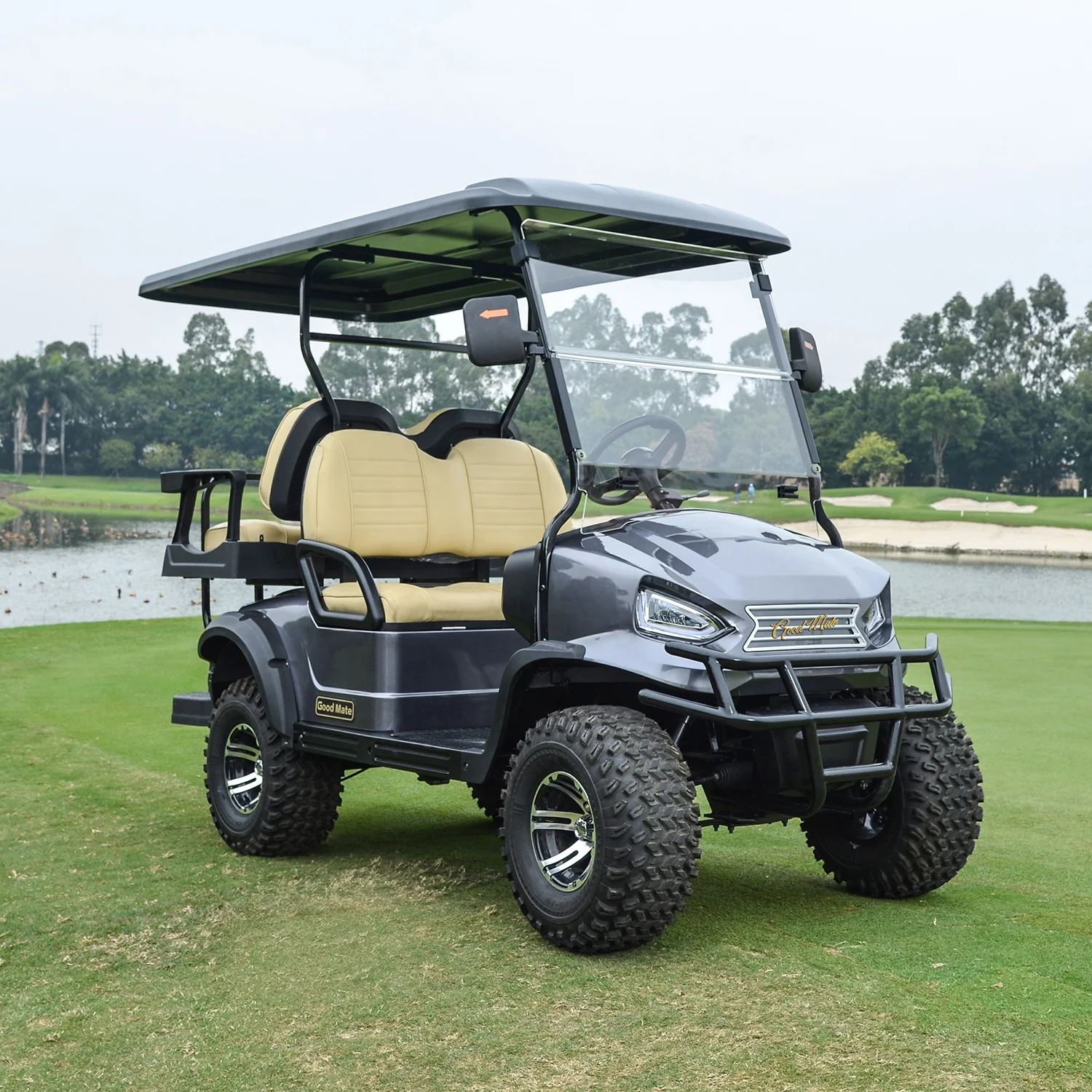 2+2 seater lifted electric golf cart with CE certificate custom electric carts