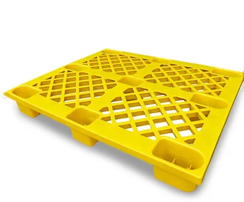 Warehouse Factory storage nine feet 1200*1000 nine feet  Open Deck single-faced grid plastic pallet for rack