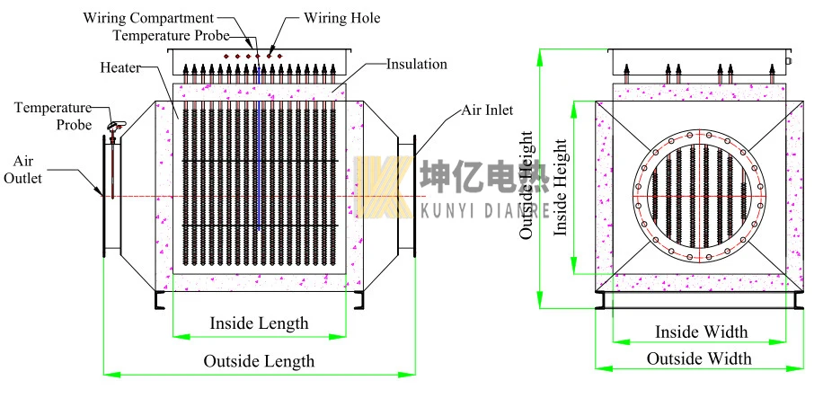 Electric Air Duct Heater, 30KW, 220v-660v - detail 12