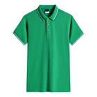 Plain High Quality Custom Logo Polyester Polo T-shirts Blank Plain Embroidered 100% Cotton Mens Polo Shirt