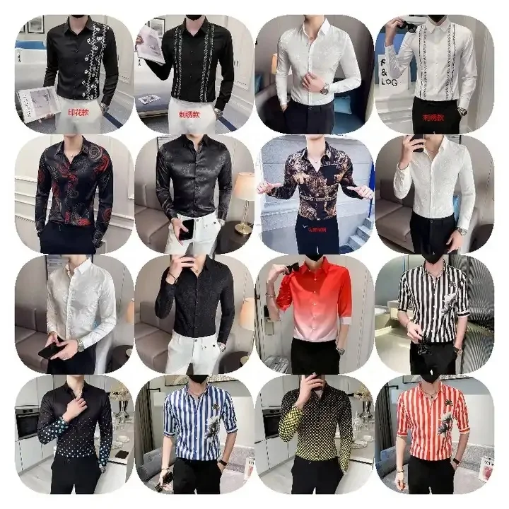 New Arrival Wholesale Summer Men's Anti-Wrinkle Long-Sleeved Non-Iron Business Professional High-End Shirt Solid Color