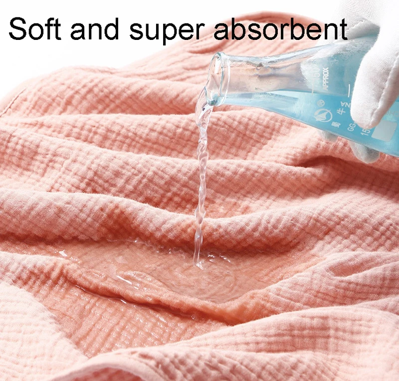 60x80cm Bunny Organic Cotton Gender Neutral Muslin Hooded Baby Shower Bathrobe Gift Baby Bath Towel Blanket Toddles