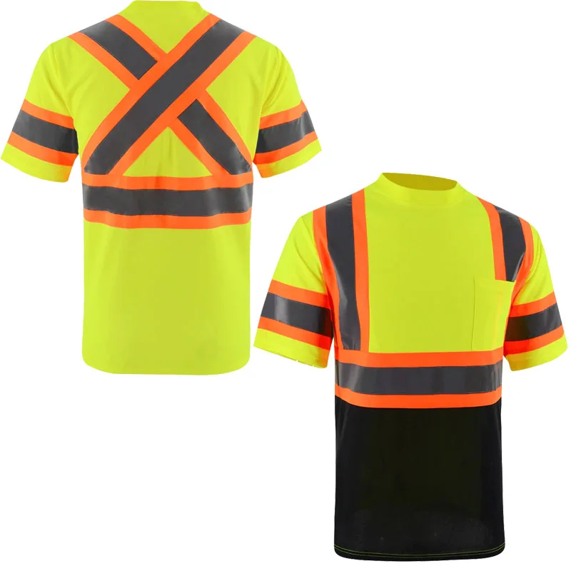 Hi vis construction shirts Clearance