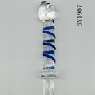 Size Penis 2021 Wholesale Large Quantity Long Size Clear Glass Girl Penis For Women Use