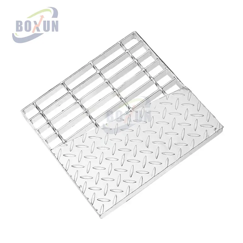 Hot Dip Galvanized Steel Driveway Grating Heavy Duty Metal Bearing Bar