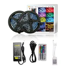 Rgb Copper 5050 Rgb Strip Hot Sale 12V 30Leds/m 44Key IR Remote 10M RGB 5050 SMD Led Strip Lights Kit