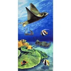 Towels Full Color Reactive Printing 100% Cotton Beach Towels