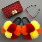 Bag 2021 New 3pcs Pvc Candy Jelly Crossbody Bag Handbags Matching Sunglasses Fur Slides Slippers