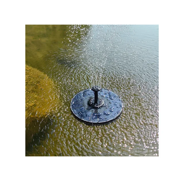 Hot sales miniature floating fountain solar waterfall fountain garden Floating waterfall fountain Small pump