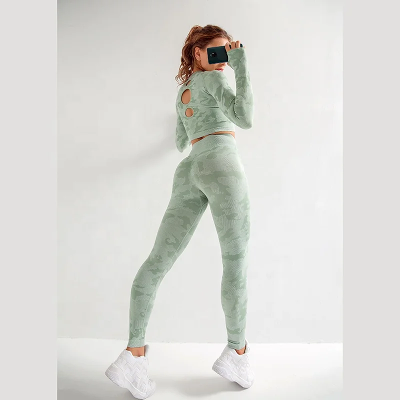 Camo Yoga Set