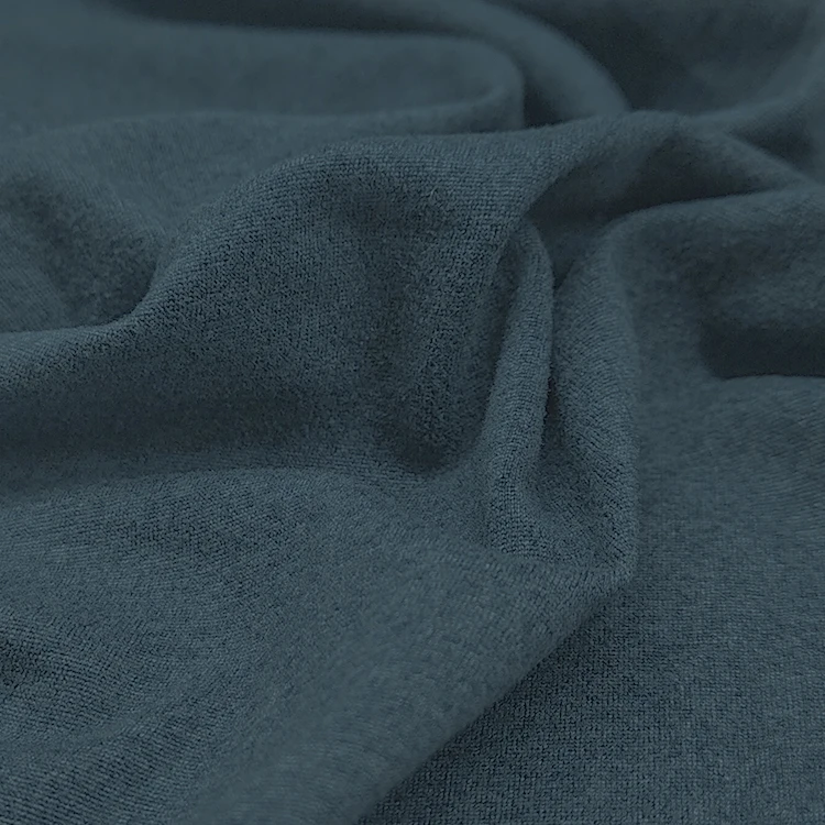 Soft Slid Knit Fabric 90 Recycled Polyester 10 Spandex Material Single Jersey Fabric for T-shirt 190 GSM details