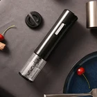 Wine Gift Promotion Fashion Design ABS Material Electric Wine Opener Set 4 In 1 Holiday Gift Set Wine Opener Automatic
