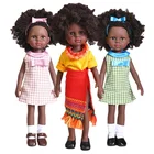 Dolls Black Manufacturers Direct 14.5-inch Lifelike Girl Dolls For African Black Dolls
