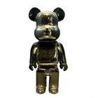 Animal 3d Resin Craft Big Bear Animal Model Statue Electroplating Display Exhibition Various Color Artwork Decoration