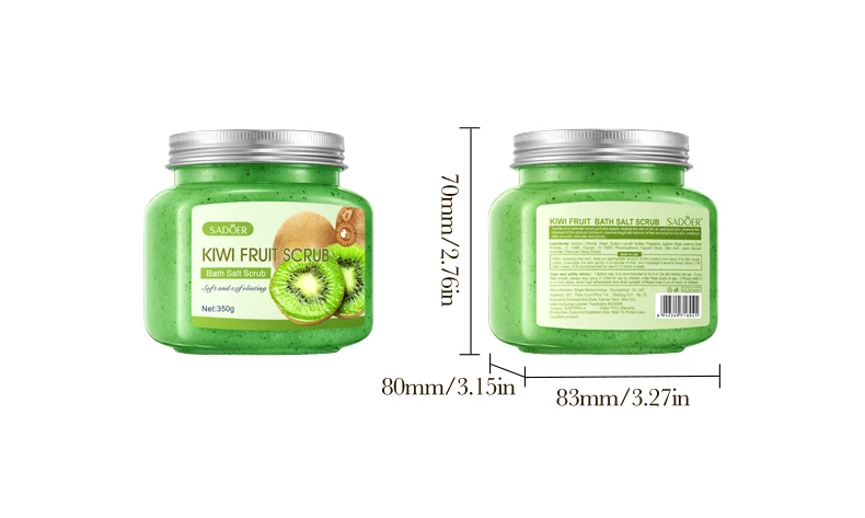 product wholesale sadoer natural organic herbal body scrub avocado blueberry vitamin c rich beauty buffets brightening customized-11