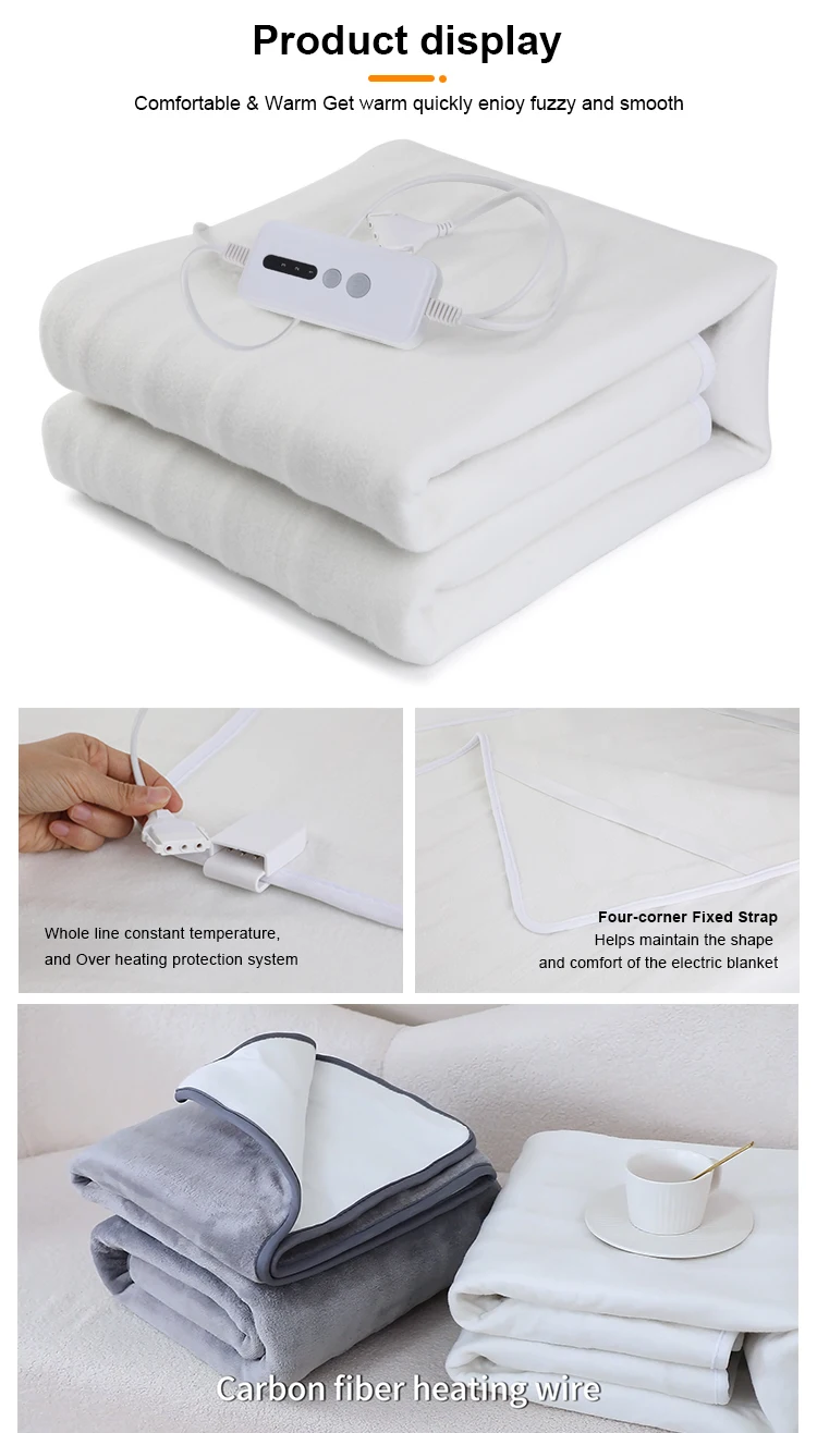 Electric Heated Blankets, 220V, 150*80CM - detail 6