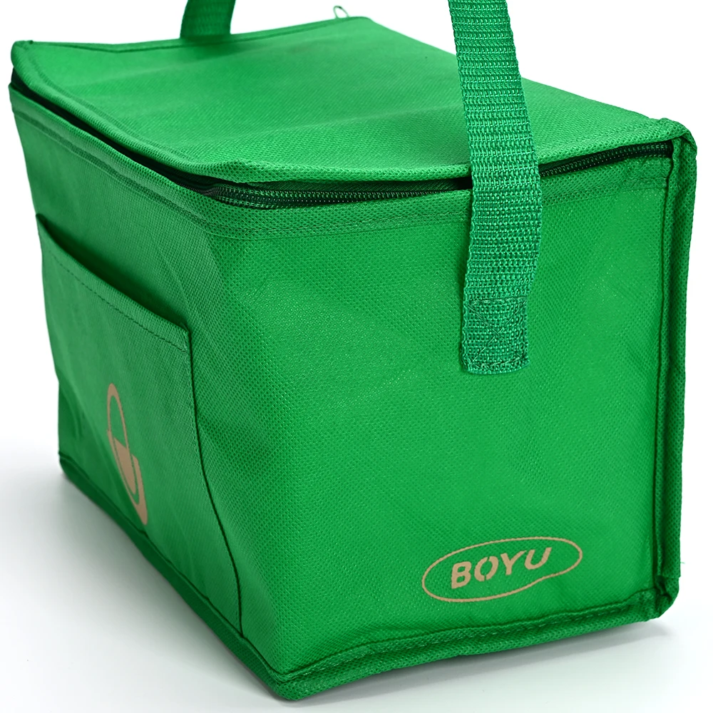 Custom Logo Outdoor Portable Folding Camping Picnic Large Can Cooler Box Collapsible Insulated Thermal Lunch Bag factory