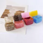 Customizable Size Color New Polymer Clay Ring Fashion Resin Ring Acrylic Ring