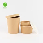 Paper Take Away Paper Bowl Biodegradable 24oz Paper Bowl - PE Lining