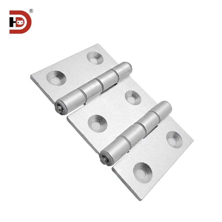 30/40 Aluminum Profile Precision Hinge Aluminum Alloy Double Axis butterfly Hinge Equipment Double Opening Aluminum Hinge details