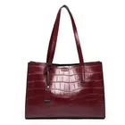 Handbags Top Handbags For Women Alligator Pattern Top Handle Satchel Tote Bags Work Bags