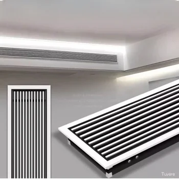 Air Vent System Conditioning Aluminum Linear Slot Diffuser Air Grille Cover for Building