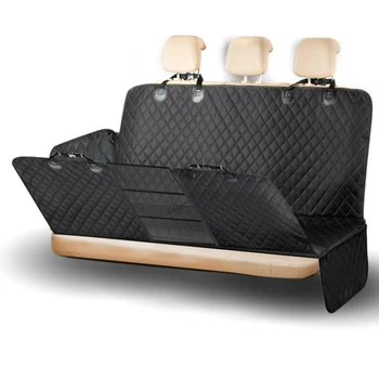 New Designed Universal Zipper Mesh Side flaps Hammock Dog Car Seat Cover For Travel