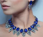 Jewelry Various Large Chunky Crystal Diamond Necklace Bridal Wedding Jewelry High End Costume Jewelry Evening Dress Jewelry