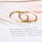 Hoop Trendy Christmas Jewelry High Quality Simple Circle Sterling Silver Gold Plating Hoop Earring