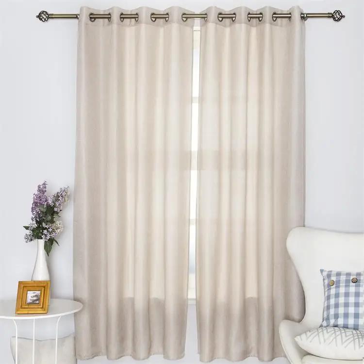 China factory supply custom 100% polyester hotel European style curtain for living room bedroom