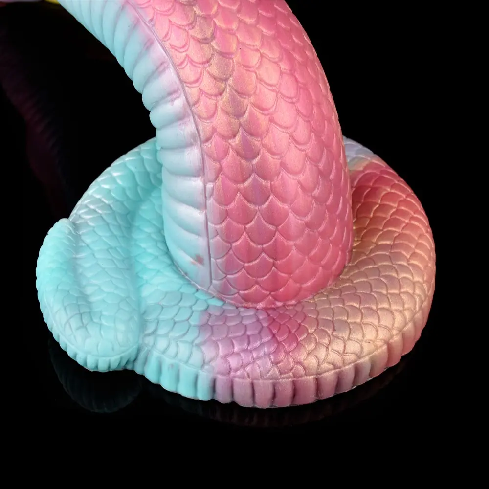 Faak Huge Long Dildo Lifelike Shape Giant Fantasy Snakes Dildo Scales