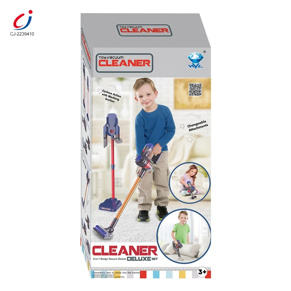 Chengji preschool kids pretend play cleaning tool sets play house toy housekeeping toys vacuum cleaner clean tool toy