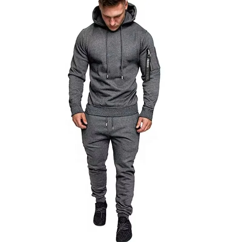 Men's Tracksuits,2 Piece Hooded Athletic Sweatsuits for Mens Casual Jogging Suits Sets