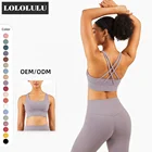 Support Sports Clothing Set Sets LOLOLULU Sexy Gym Active Wear Custom 2 Piece High Support Sports Clothing Set