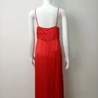 Women Chinese Factory Hot Sale Lady Sleepwear Red Hot Silk Night Dress For Women