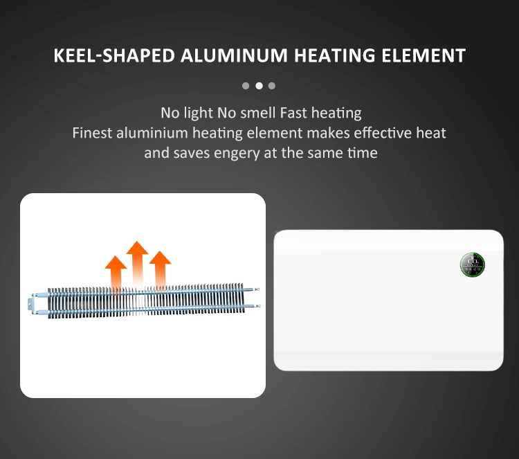 Electric Convector Panel, 2000W, Wall - detail 10