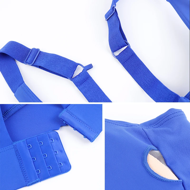 Good Price Breathable Detachable Chest Pad Design Adjustable Shoulder Straps Ladies Cheer Sports Bras