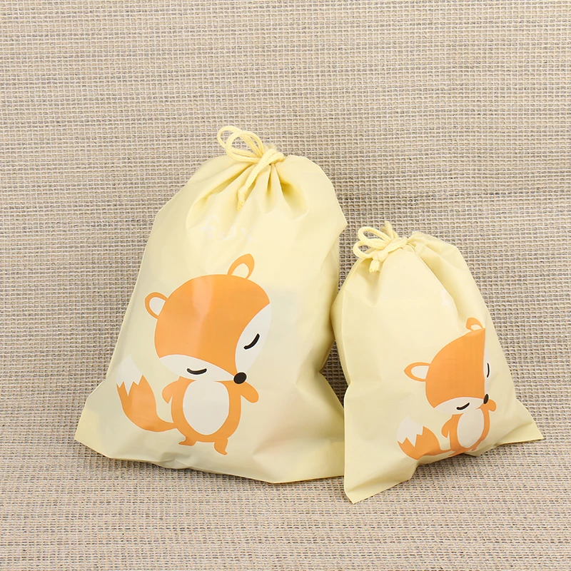 factory new style cheap low price drawstring bags cartoon bundle packaging bag