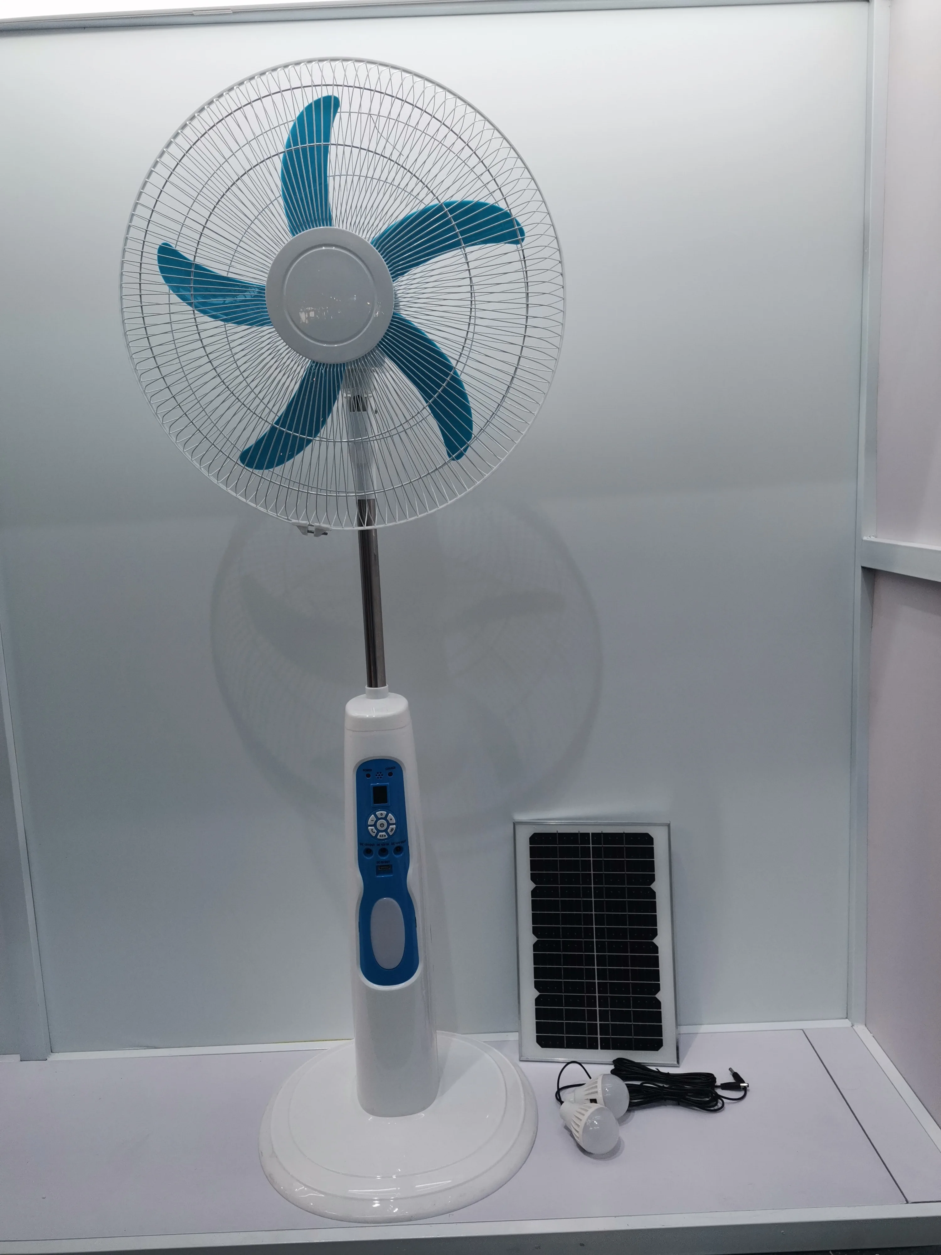Digital Display Floor Fan, 18inch, Solar - detail 8
