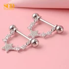 Piercing Jewelry Cheap Price Economical Good Quality Daith Piercing Jewelry Surgical With Nipple Head Nail