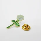 Badges We Make Custom Metal Soft Hard Enamel Pin Badges Beautiful Flowers Bulk Lapel Pin