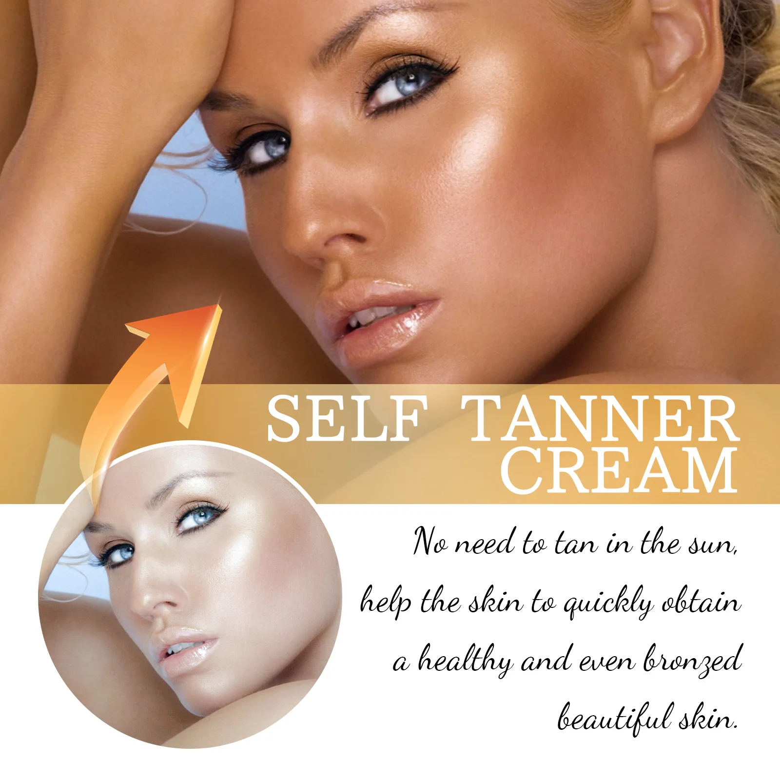 Private Label Ouhoe 120ml Taning Accelerator Cream Deepening Skin Tone Body Bronzer Self Tanner