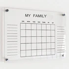 Calendar APEX Clear Weekly Month Custom Dry Erase Acrylic Wall Calendar
